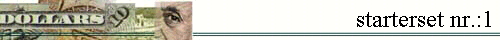 starterset nr.:1 